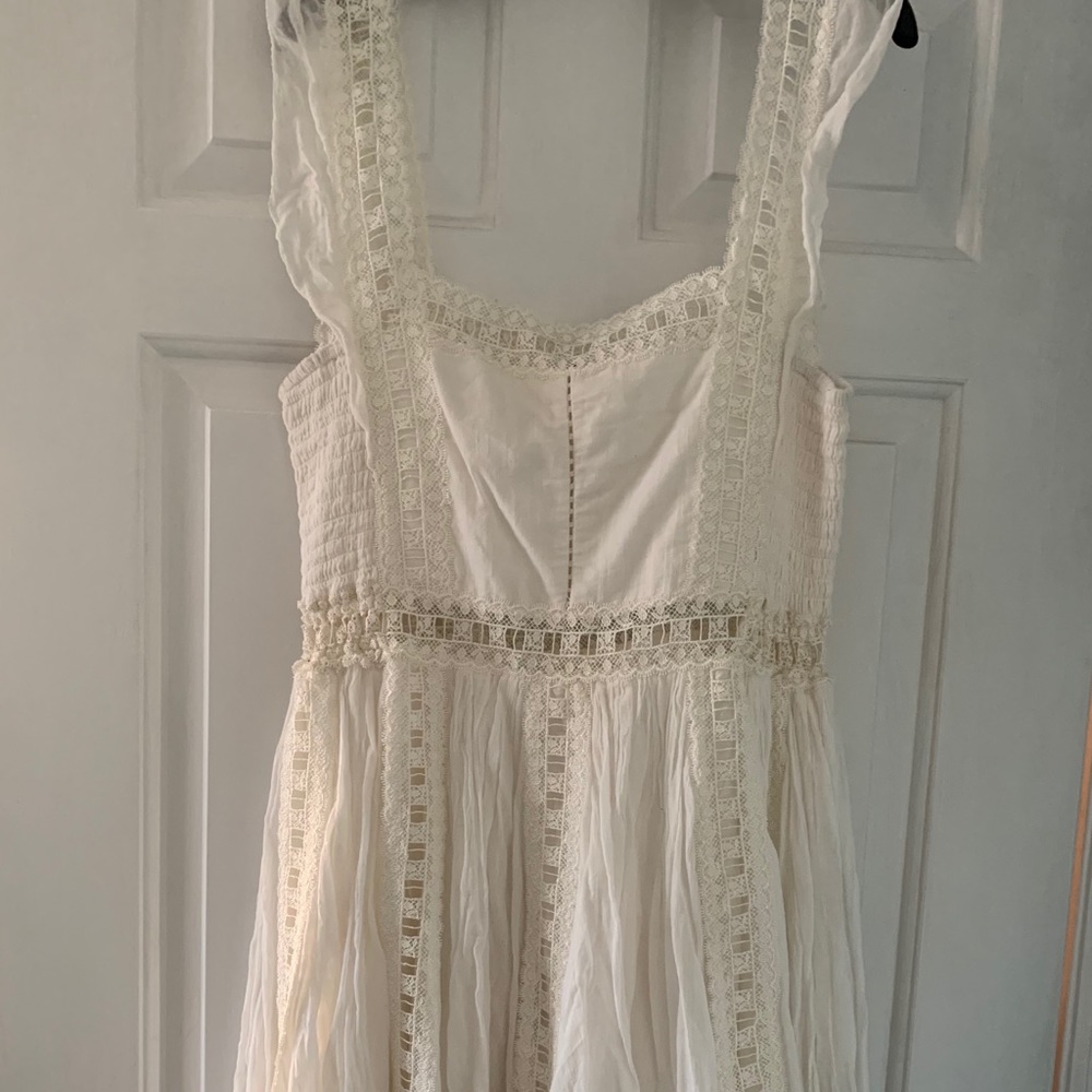 Barely Worn FP Ivory Summer Mini Dress